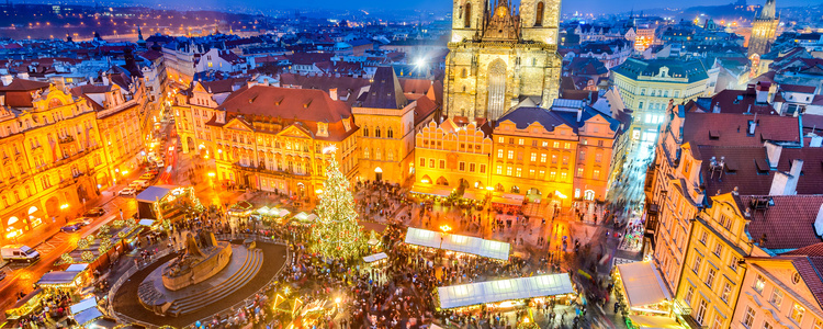 Christmastime from Basel to Nuremberg with 2 Nights in Prague